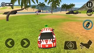 Floating Water Surfur Car Driving Beach Racing Android Game screenshot 3