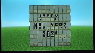 Minecraft Wii U --- Happy New Year 2023 in Banners. screenshot 5