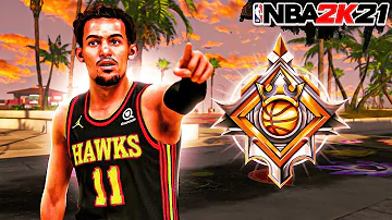LEGEND TRAE YOUNG GREENS HALF COURT GAME WINNERS on NBA 2K21