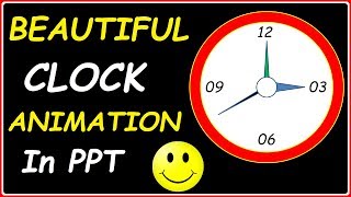 PowerPoint Clock Animation Tutorial (Create Analog Clock & Needle Animation Effects in Presentations screenshot 3