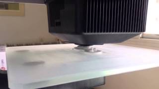 Zeepro Zim 3D Printer (beta prototype) - Failed Print (stringing & second nozzle hitting)