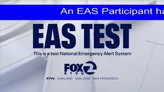 KTVU-TV San Francisco Required Monthly Test (EAS #733) 8/9/23