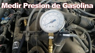 Como medir la presion de gasolina y verificar falla de la bomba de gasolina