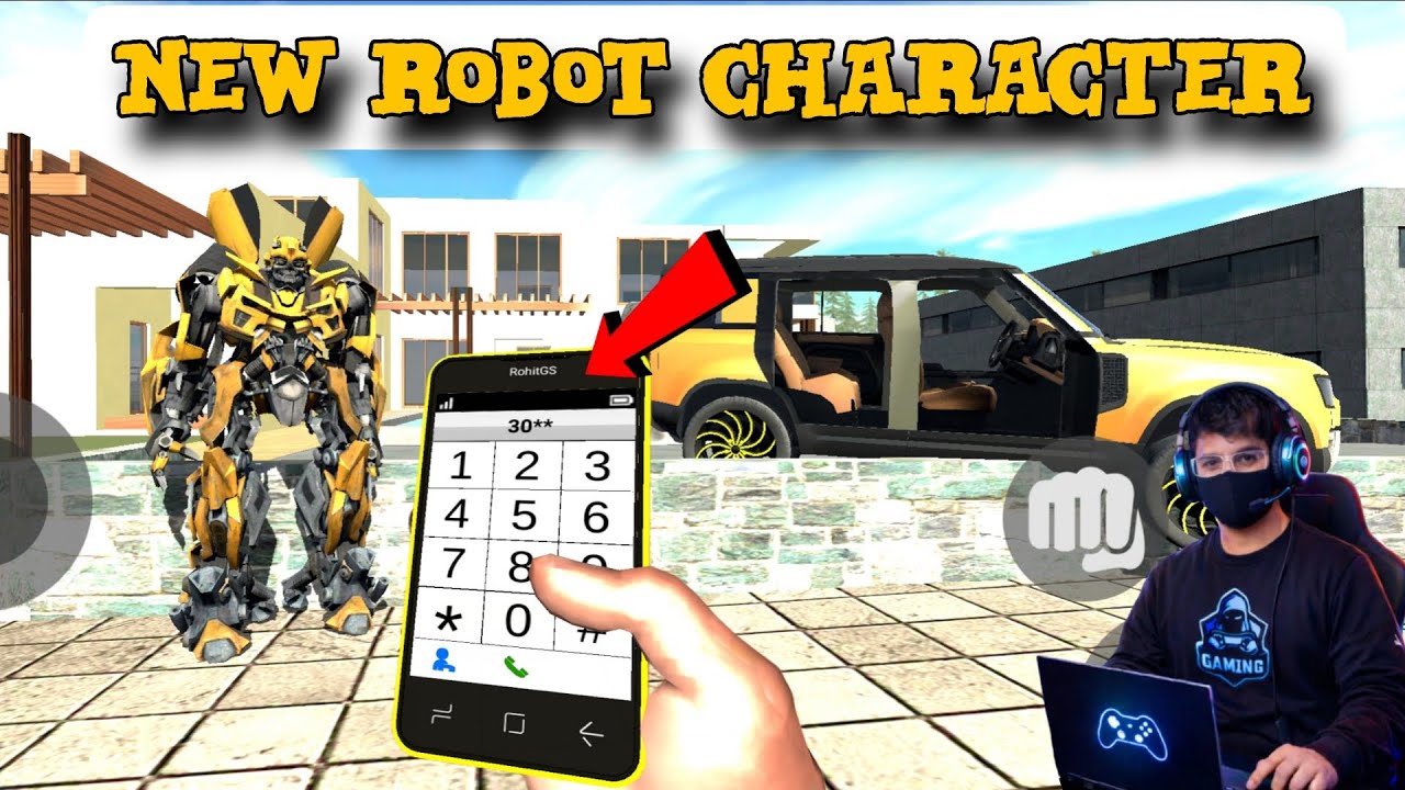 😱 Robot Character Cheat Code🔥||INDIAN BIKES DRIVING 3D 