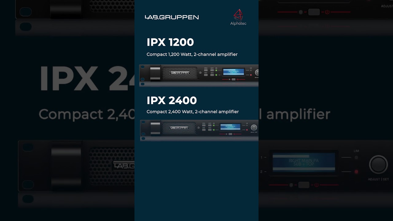 Lab Gruppen's IPX Series
