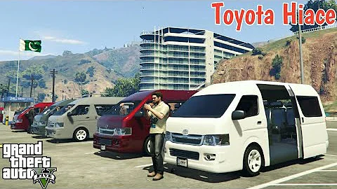 GTA 5 | Toyota Hiace | Pick and Drop Service |  GTA 5 Mods | Game Lovers