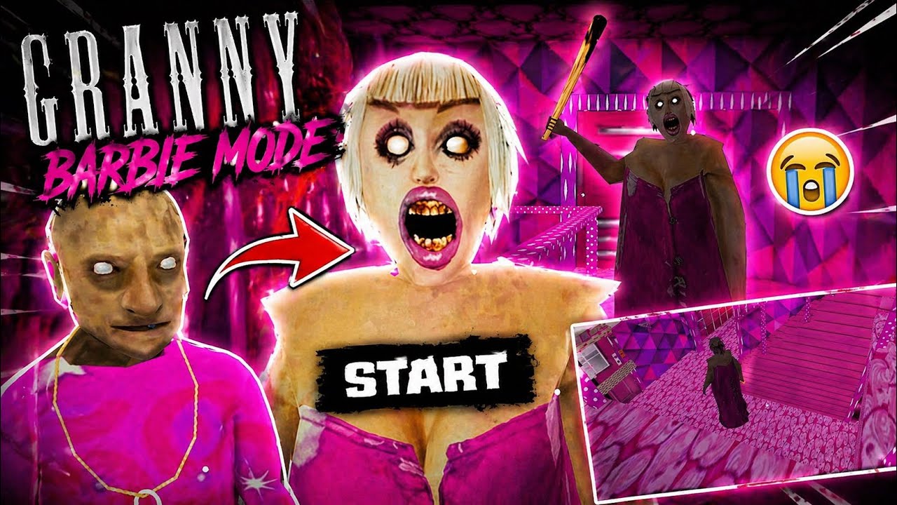 I Played Granny in Barbie Mode… BIG MISTAKE 😱 ( HORROR GAMES) - YouTube