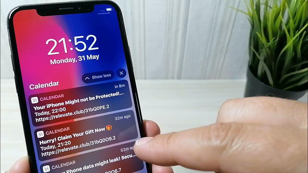 How to Remove iPhone calendar virus. Easy Method!!! YouTube
