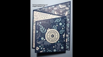 Diagonal Fun Fold Card
