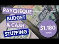 My Pay Cheque Budget &amp; Cash Stuffing $1,180 | May 8, 2026 | Budgeting | Cash Envelope System