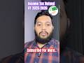 Income Tax Refund अभी तक क्यों नहीं आया? जानिए असली कारण! #incometax #refund #itr