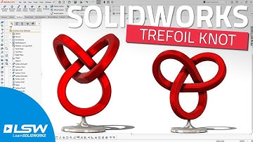 How to model a Trefoil Knot in SOLIDWORKS? | Step-by-step video tutorial