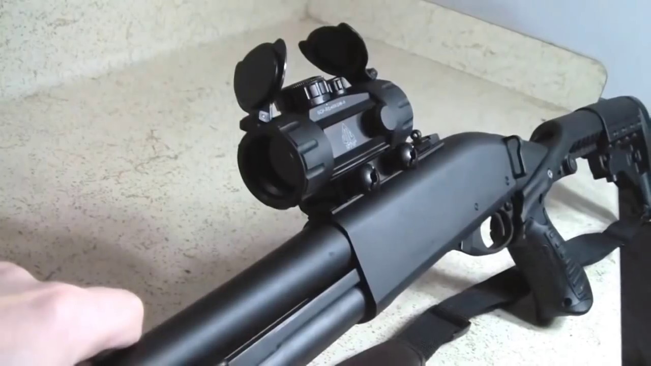 Remington 870 Tactical Survival Shotgun w/ Upgrades - YouTube
