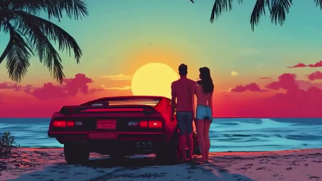 It's Summer 1987, You're Driving in Miami 🌴 80's synthwave, retrowave, outrun mix