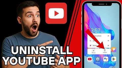 How to Delete the YouTube App from your Android phone (2025) | Delete YouTube Application