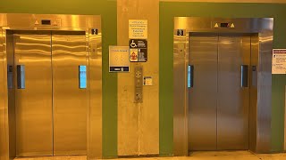 Annoying Generic Traction Elevators at Twinbrook Metro Garage, Rockville MD