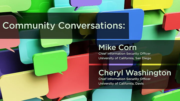 Community Conversations: Mike Corn and Cheryl Wash...