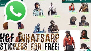 All KGF WhatsApp stickers for free how to download in kannada screenshot 5