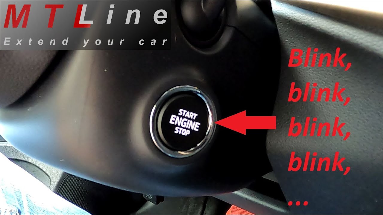 Skoda Kamiq – hearbeat illumination activation – utripajoča osvetlitev gumba za zagon motorja