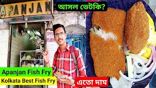 APANJAN Best Fish Fry in Kolkata🥰|Best evening snacks|Apanjan Kalighat|Kolkata Best StreetFood