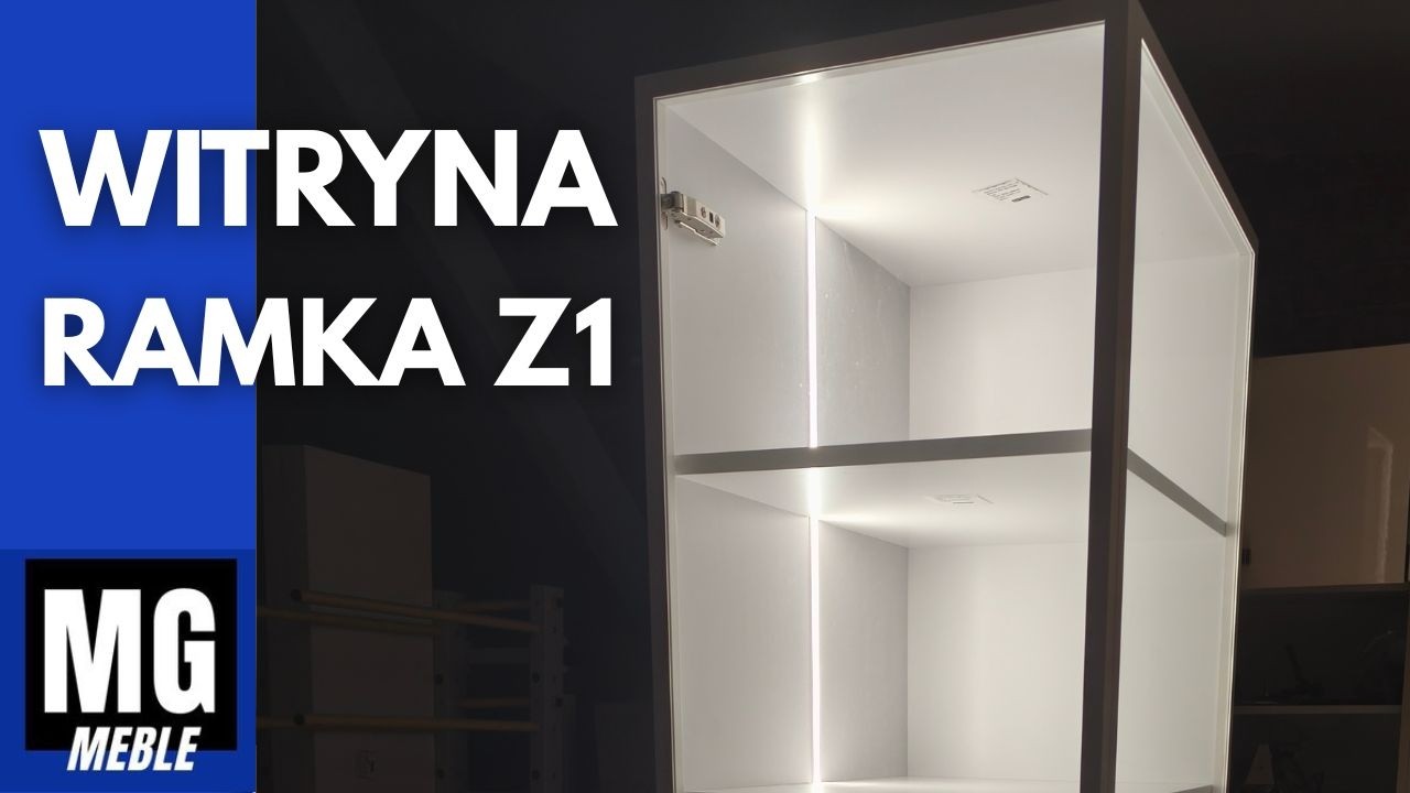 Jak wykonać podświetlaną witrynę z ramką aluminiową Z1 na nitonakrętki?
