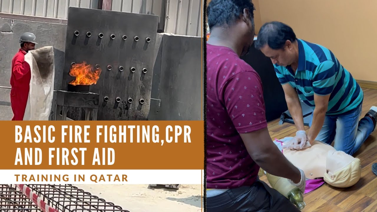 Fire Fighting, Basic First Aid And CPR Training In Qatar By Company II