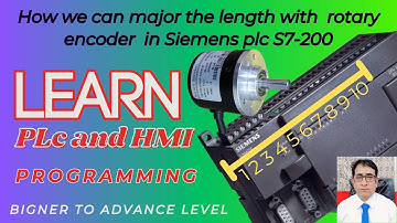 siemens plc s7-200 how can major the length with rotary encoder