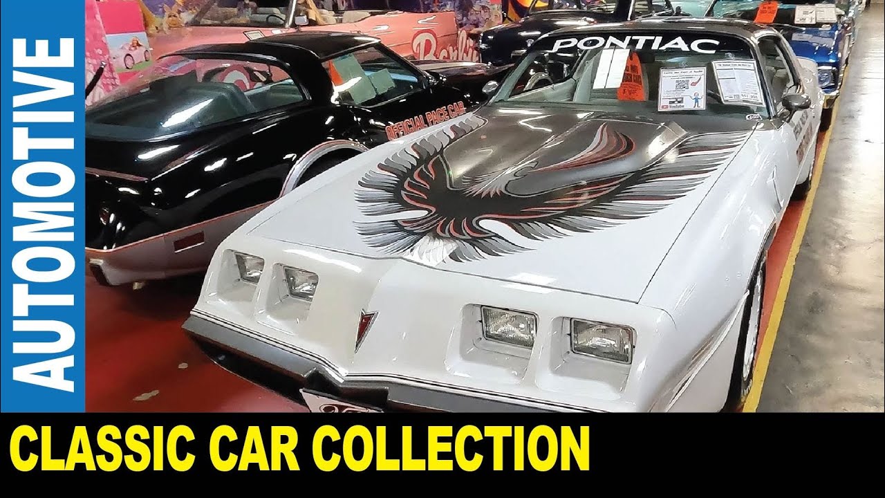 Classic car collection at Volo museum in Illinois many vintage cars