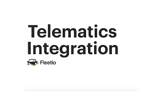 GPS and Telematics Integrations: vehicle tracking, automatic odometer readings and DTC codes