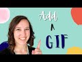 How to add a GIF to your Outschool Google Slides Lessons