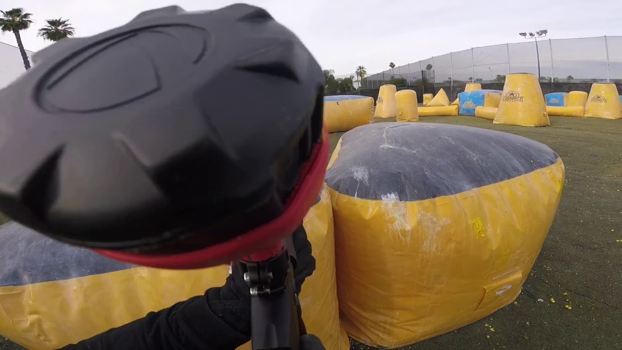 Hollywood sports paintball | pump speedball | azodin kpc gameplay
