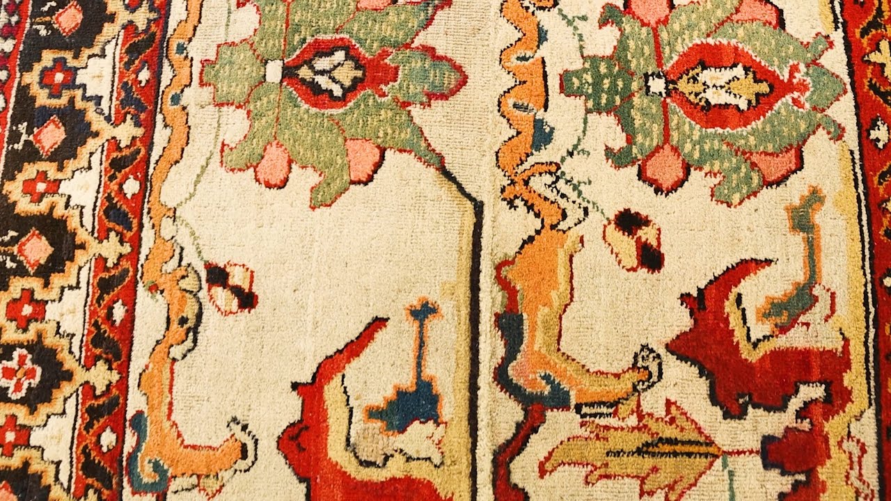 Modern Indian Agra Runner Fragment Rug (size adjusted) BB8785