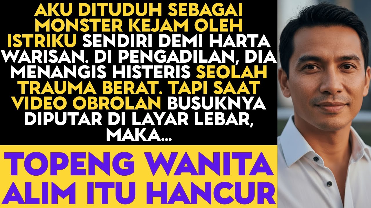 Istriku Latihan Menangis Di Depan Kaca Untuk FITNAH Aku Kekerasan, Dia Tak Tahu Aku Rekam SEMUANYA..