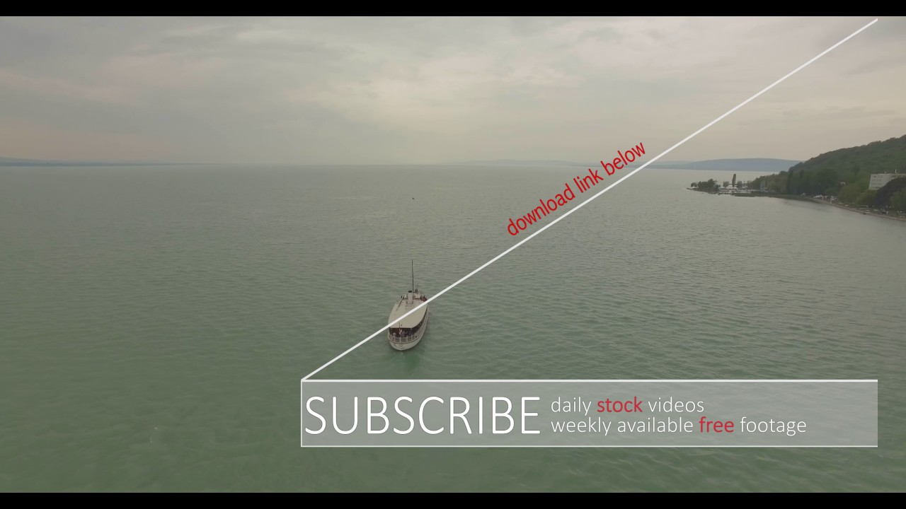 Ship in a lake - STOCK FOOTAGE - STOCK VIDEO stock video green screen