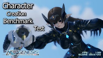 Pso2 NGS Character Creation Benchmark Test
