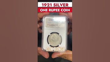 Rare 1921 Indian Rupee Coin Graded by NGC