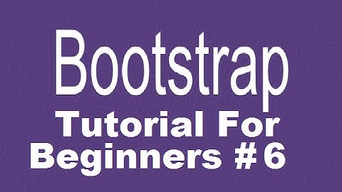 Bootstrap Tutorial For Beginners 6 - Adding Responsive Footer