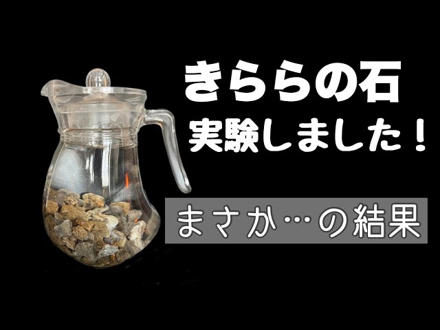 きららの石」の効果はホント？水で実験♪早く沸くの？干し椎茸は早く