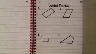 Identifying Quadrilaterals