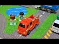消防車のおもちゃで巷を徘徊する（サイレン音なし）／Drive with a fire truck toy