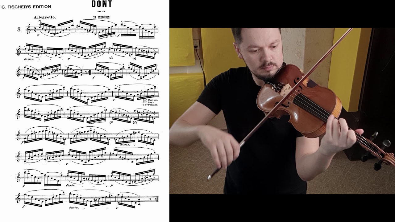 J.Dont - 24 Exc. op.37 №3