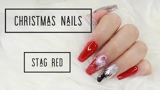 Christmas Nails 2018 - Stag Design