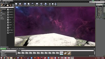 Unreal Editor 4, Custom space skybox