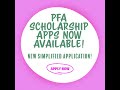 2024 PFA Scholarships!