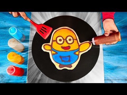 Repeated Amazing Street Food at Home / Pancake Art / Sushi-Pizza  /  Flatbread Cooked in Stones