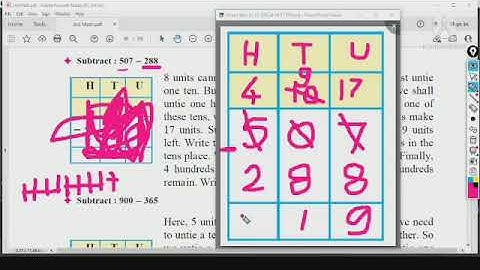 Subtraction by untying hundred || SUB - MATHEMATICS || STD 3 || Pg.No. 58