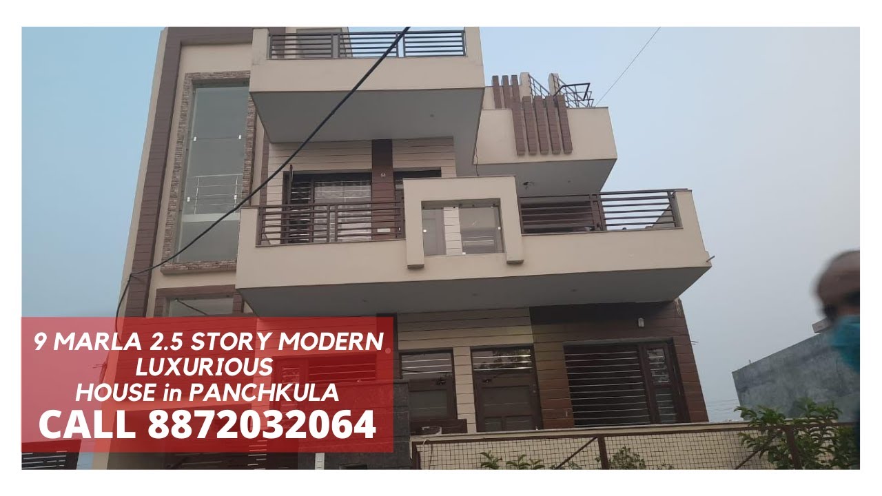 9 MARLA | MODERN LUXURY HOUSE in PANCHKULA |@ AFFORDABLE PRICE | 2.5 STORY | PRIME LOCATION
