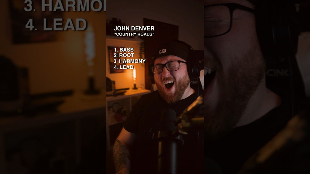 How to sing „Country Roads“ by John Denver (Harmonies)