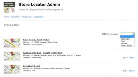 Advanced PHP Store Locator