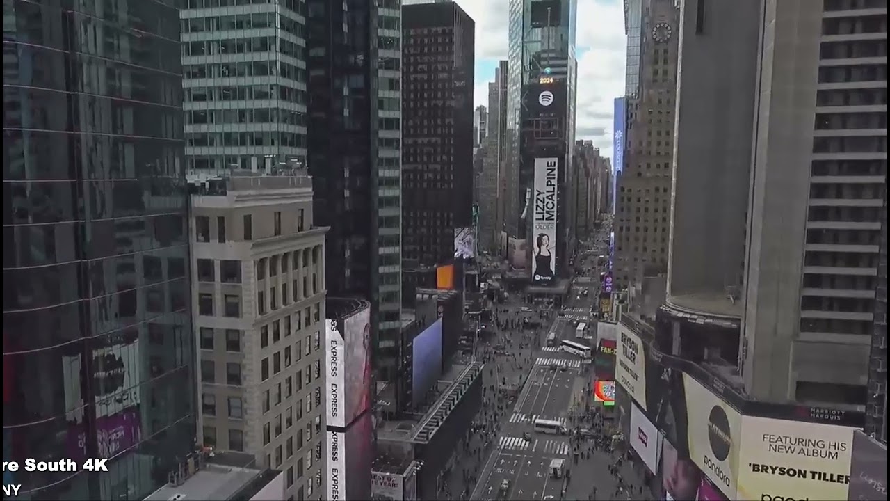Earthquake in Times Square NYC - 2024